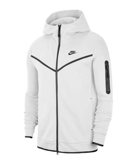 weiß schwarzer nike hooded zipper